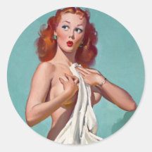Redhead-PatientPin oben Aufkleber