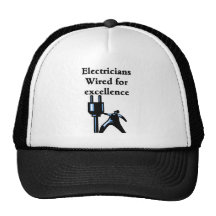 redigieren Sie Elektriker Cap
