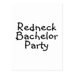 Redneck-Junggeselle-Party Postkarten