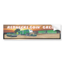 Rednecken goin Grün autoaufkleber