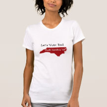 rednorthcarolina, ließ uns Rot, NordCarolin wählen Shirts