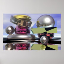 Reflektierende Welten Plakat