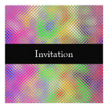 Reflektierender Regenbogen-30. Geburtstags-Party-E Individuelle Einladungskarte