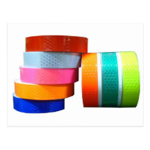 Reflektor reflektierende PVC-Aufkleber-Band-Reflek Postkarte