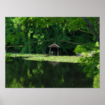 ReflexionenBoathouse Kyotos Japan Posterdruck