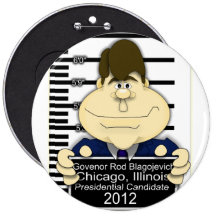 Reg. Rod Blagojevich Anstecknadelbutton
