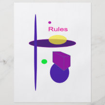 Regeln Personalisierte Flyer