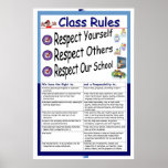 Regeln (Respekt) Plakat