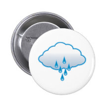 Regen-Wolke Anstecknadelbuttons