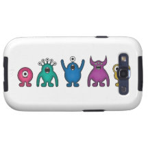 Regenbogen-alien-Monster Galaxy SIII Etui