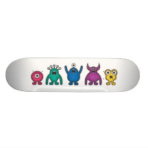 Regenbogen-alien-Monster Individuelle Skateboarddecks