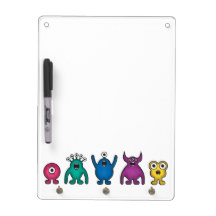 Regenbogen-alien-Monster Whiteboard