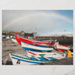 Regenbogen am Hafen Bedruckte Flyer