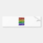 Regenbogen-Arzt-Assistent Autosticker