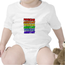 Regenbogen-Arzt-Assistent Baby Strampler