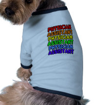 Regenbogen-Arzt-Assistent Haustiershirts