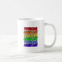 Regenbogen-Arzt-Assistent Kaffeetasse