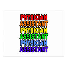 Regenbogen-Arzt-Assistent Postkarten