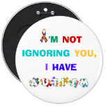 Regenbogen-Autismus-Bewusstseins-Knopf Buttons