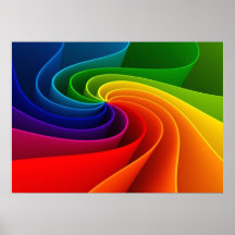 Regenbogen-Drehung Posterdrucke