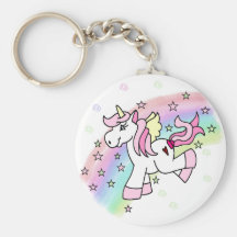Regenbogen-Einhorn Schlüsselband