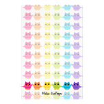Regenbogen-Eulen Individuelle Druckpapiere