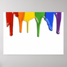 REGENBOGEN-FARBEN-BRATENFETTE - .PNG POSTER
