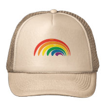 Regenbogen-Farben Truckermütze