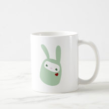 Regenbogen farbige Gumdrop-Häschen Teetasse