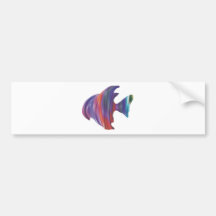 Regenbogen-Fische Autoaufkleber