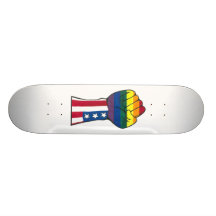Regenbogen/Flaggefaust Personalisiertes Deck