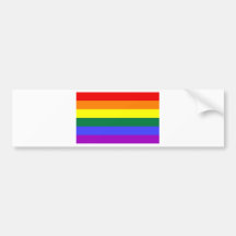 Regenbogen-Flaggen-Autoaufkleber