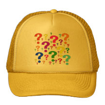 Regenbogen-Fragezeichen Baseballcaps
