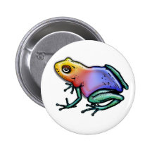 Regenbogen-Gift-Pfeil-Frosch Anstecknadelbuttons
