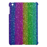 Regenbogen Glittter iPad Miniabdeckung