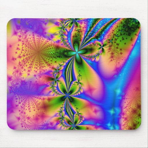 Regenbogen-Glitzern Mousepad