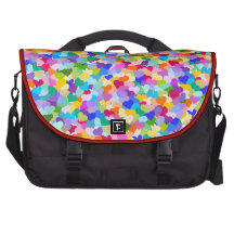 Regenbogen-HerzConfetti Laptoptasche