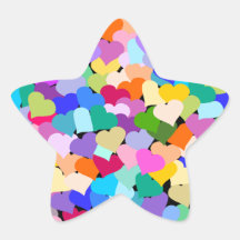 Regenbogen-HerzConfetti Sticker