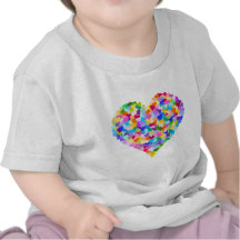 Regenbogen-HerzConfetti Tshirt