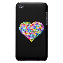 Regenbogen-HerzenConfetti iPod Case-Mate Hülle