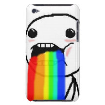 Regenbogen kotzen Comic-Gesicht Case-Mate iPod Touch Hülle