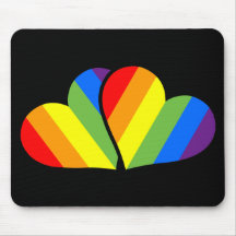 Regenbogen-Paare Mousepads