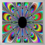 Regenbogen-Pfau Posterdrucke