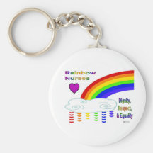 Regenbogen pflegt Keychain Schlüsselbänder