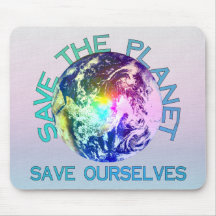 Regenbogen-Planet Mousepads