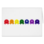 Regenbogen-Reihe Pom Pom Kumpel-Karte