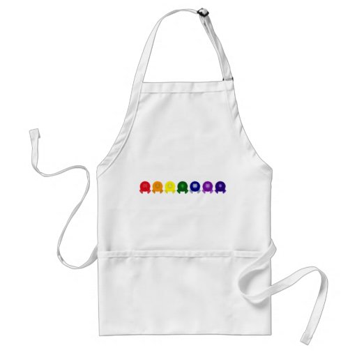 Regenbogen-Reihe Pom Pom Kumpel-Schürze