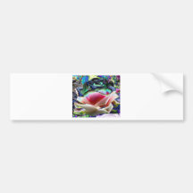 Regenbogen-Rose Auto Sticker