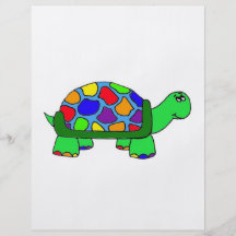 Regenbogen-Schildkröte Individuelle Flyer