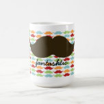 Regenbogen-Schnurrbart-Kaffeetasse